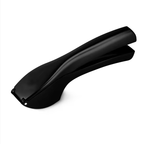 Premium Zinc Alloy Garlic Crusher Matt Black Garlic Press